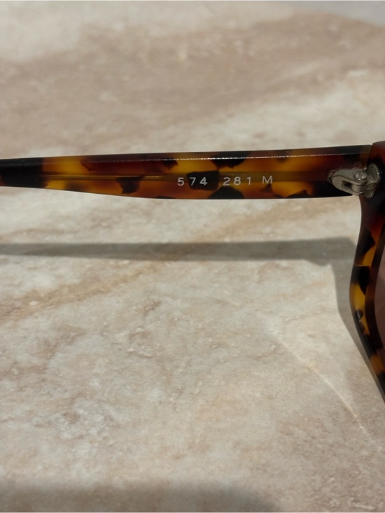 Vintage Claude Montana Paris Tortoiseshell Rectangle Sunglasses